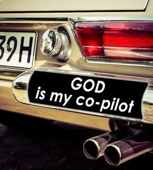 Bumper Sticker Theology - God is my co-pilot