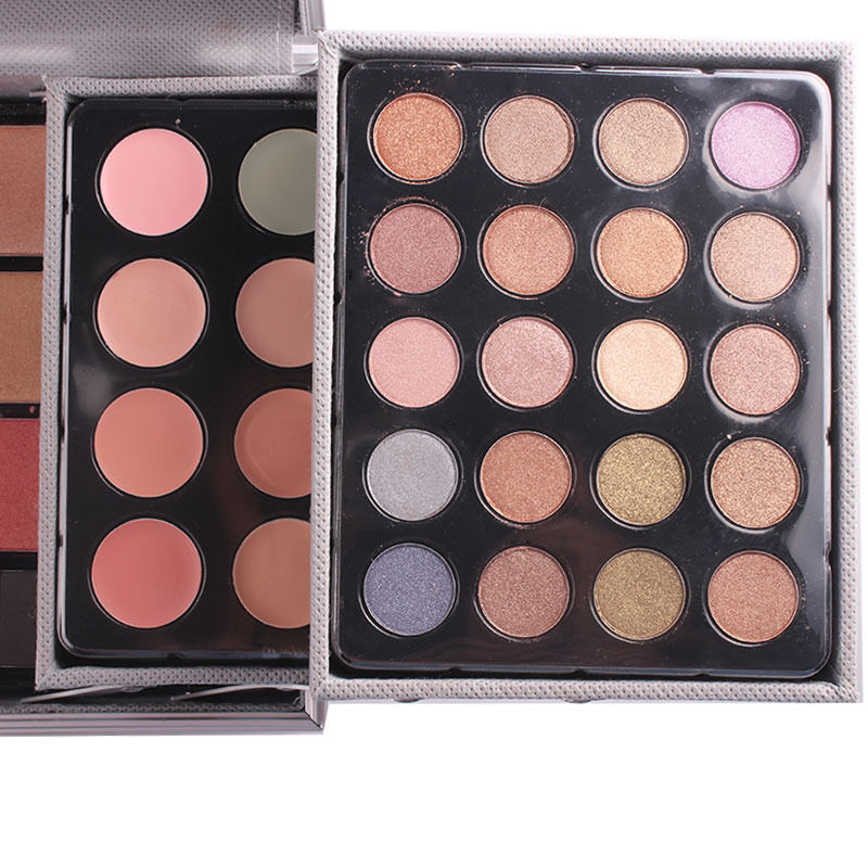 Miniatura: Miss Rose Makeup Case Kit Completo Maquiagem Paleta Sombra Gloss Blush Presente 