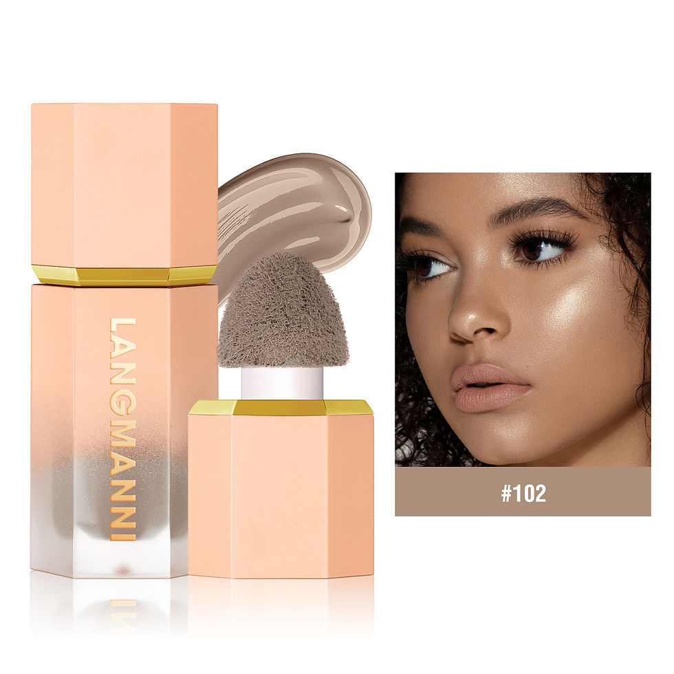 Miniatura: Three Color Contorno Líquido Corretivo 3D Longa Duração Definição Facial