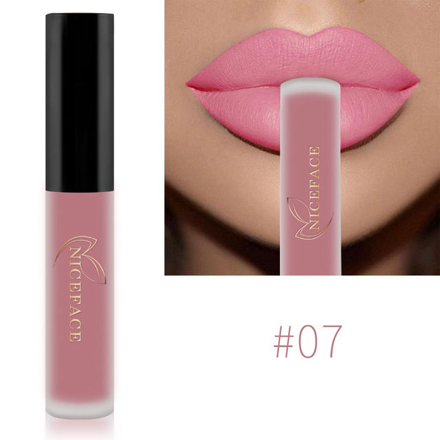 Miniatura: Best Lip Gloss 25 Cores Matte Batom Líquido Waterproof Longa Duração Alta Pig