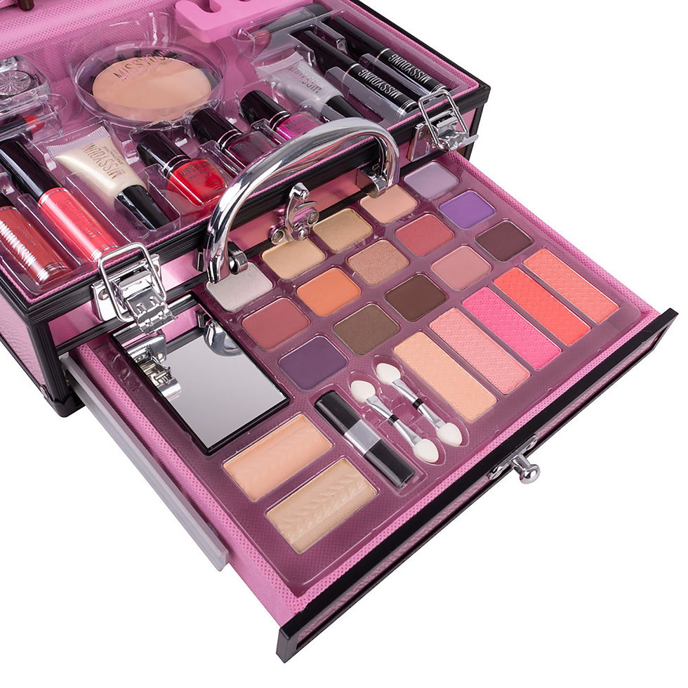 Miniatura: Makeup Starter Kit Professional Kit Maquiagem Completo Estojo Transparente Prese