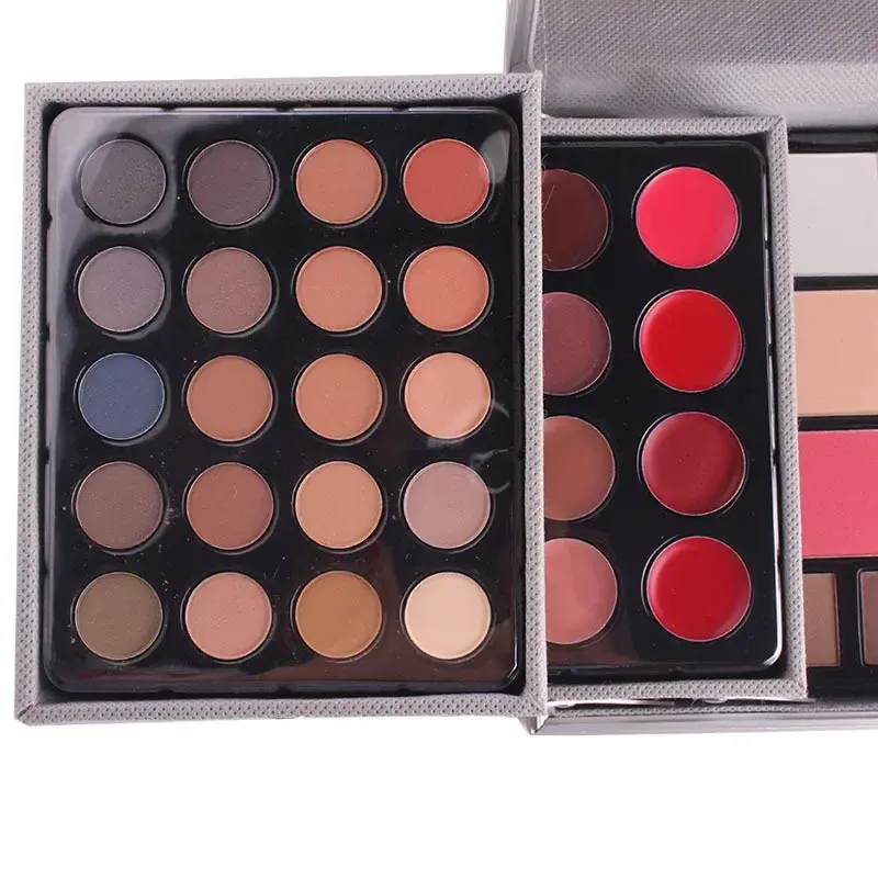 Miniatura: Miss Rose Makeup Case Kit Completo Maquiagem Paleta Sombra Gloss Blush Presente 