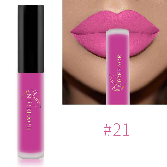 Miniatura: Best Lip Gloss 25 Cores Matte Batom Líquido Waterproof Longa Duração Alta Pig