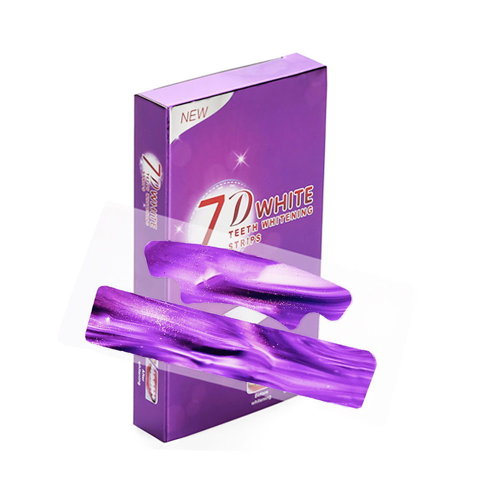 Miniatura: Purple Teeth Whitening Strip Clareador Dental Sem Sensibilidade Efeito Imediato 