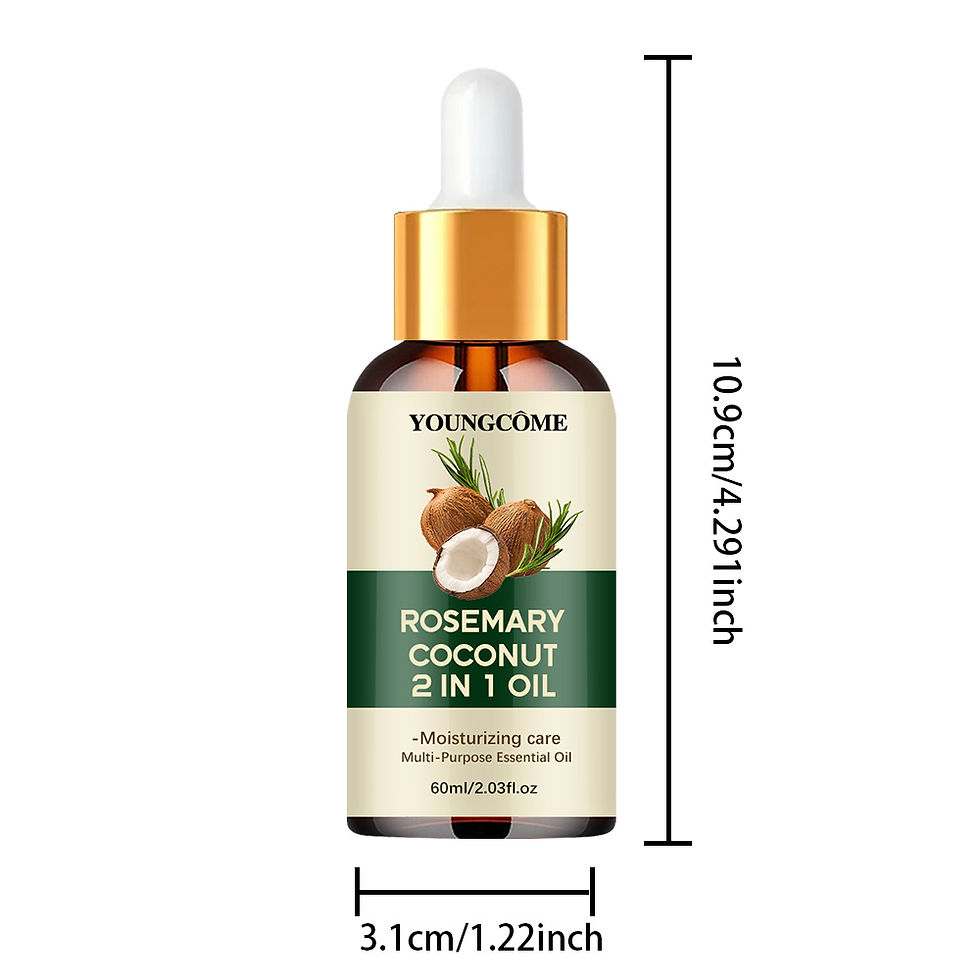 Miniatura: Rosemary Oil Hair Essential Óleo Capilar com Coco Anti Queda Fortalece Raiz Cre