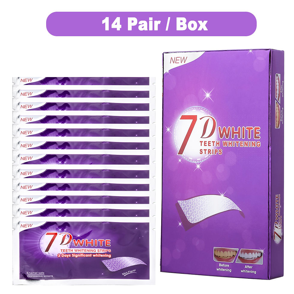 Miniatura: Purple Teeth Whitening Strip Clareador Dental Sem Sensibilidade Efeito Imediato 
