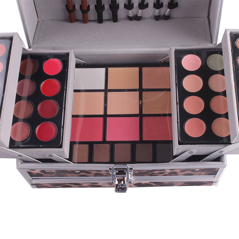 Miniatura: Miss Rose Makeup Case Kit Completo Maquiagem Paleta Sombra Gloss Blush Presente 