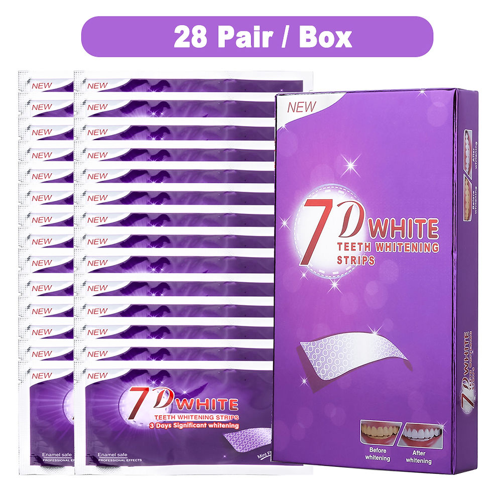 Miniatura: Purple Teeth Whitening Strip Clareador Dental Sem Sensibilidade Efeito Imediato 