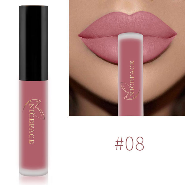 Miniatura: Best Lip Gloss 25 Cores Matte Batom Líquido Waterproof Longa Duração Alta Pig