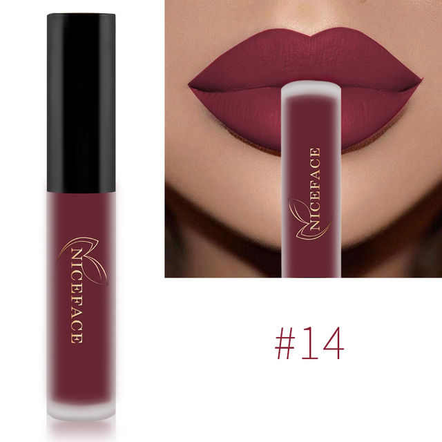 Miniatura: Best Lip Gloss 25 Cores Matte Batom Líquido Waterproof Longa Duração Alta Pig