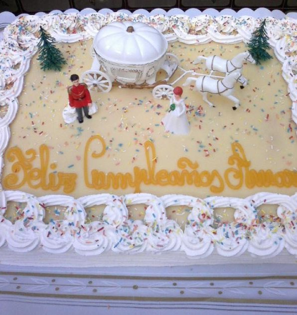 Tarta de cenicienta.