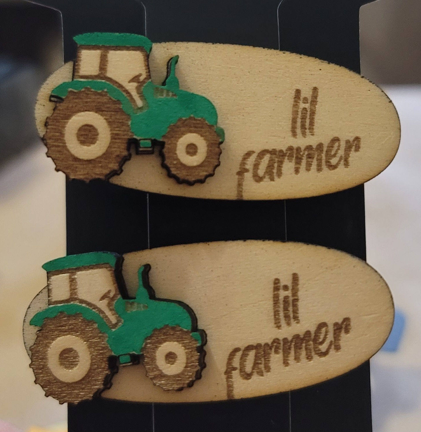 3D Tractor Hair Clip