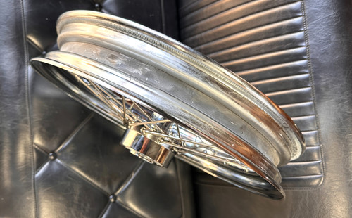 リヤ18in スポーク ホイール ASSY クローム スポーツスター用 | Old