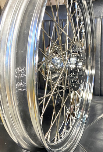 スポーツスター フロント 19in スポーク ホイール ASSY クローム