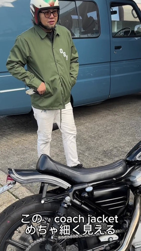 2024受注再販 受付終了しました OLD SPEED official coach jacket