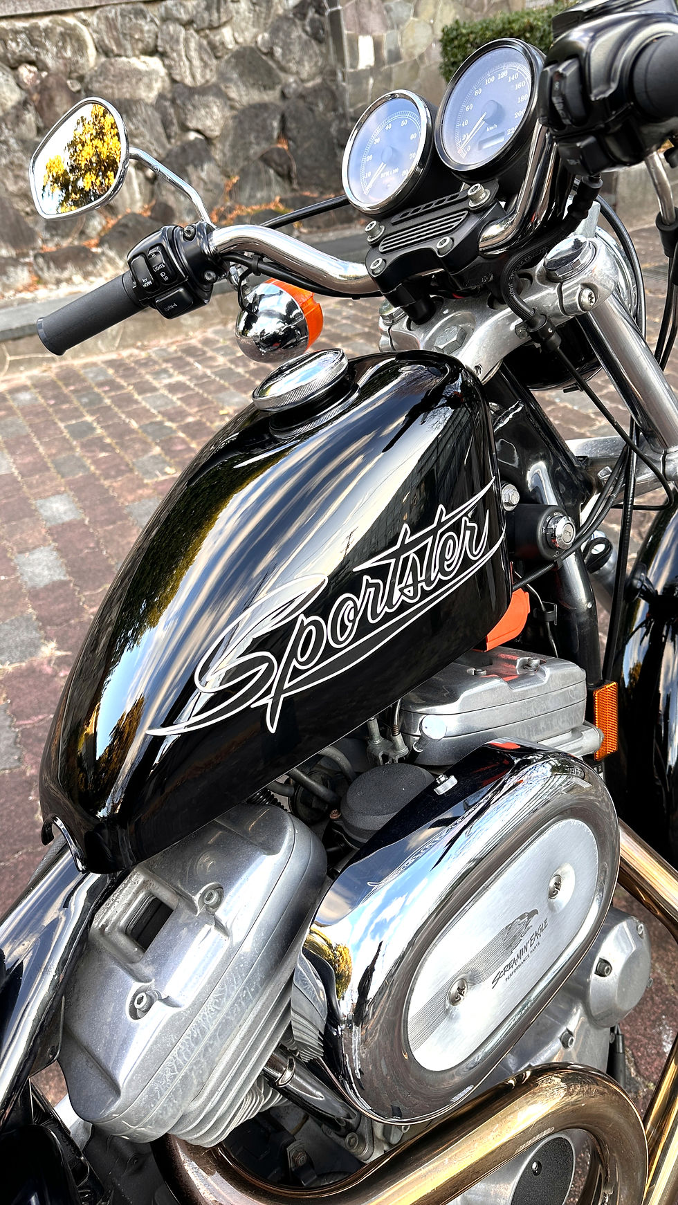 ペイント済 スポーツスタータンク ※リジスポ95-03年 Sportster ペイント済 スポーツスタータンク ※リジスポ95-03年 Sportster