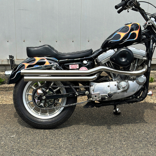 Φ50 UP DRAG EX】UPドラッグ エキゾースト マフラー Sportster only