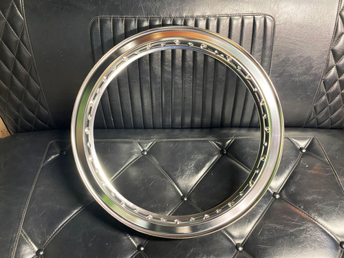 リヤ18in EXCEL Hリム アルミ 18×2.50in 汎用40穴 【ハーレー専用Hリム