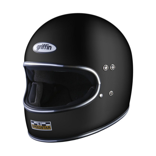 新色マットブラック】Griffinビンテージヘルメット 【グリフィン