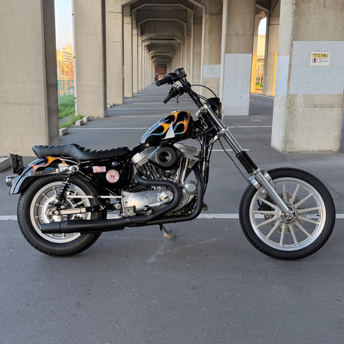 XLH883チョッパー 2003年式 腰上EG/TM オーバーホール済【車検有/2027