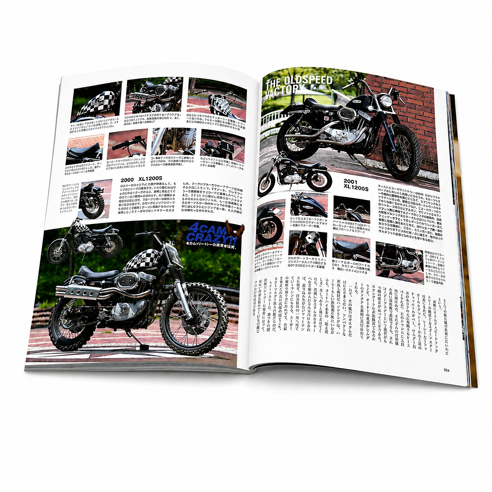 サムネイル： 【OSF掲載号】CLUB HARLEY 2026年8月号「4カム・ハーレーの奥深き世界」
