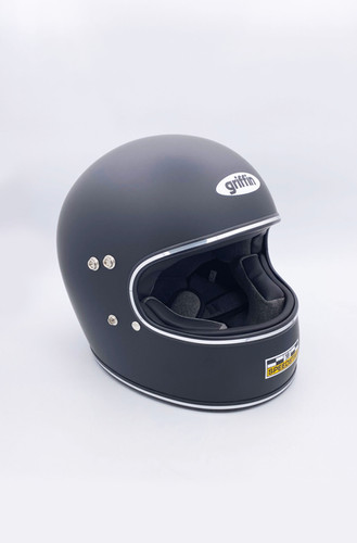 新色マットブラック】Griffinビンテージヘルメット 【グリフィン