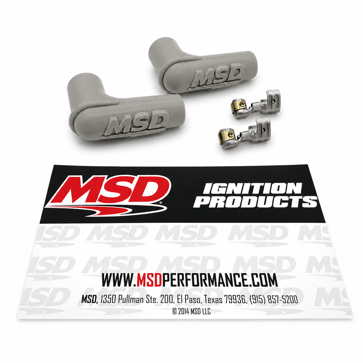 MSD 汎用プラグ 90°  プラグキャップ & ターミナル2個SET