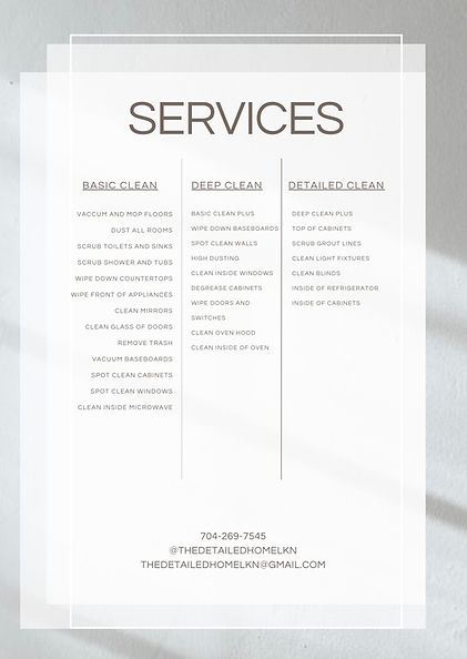 Cleaning Services