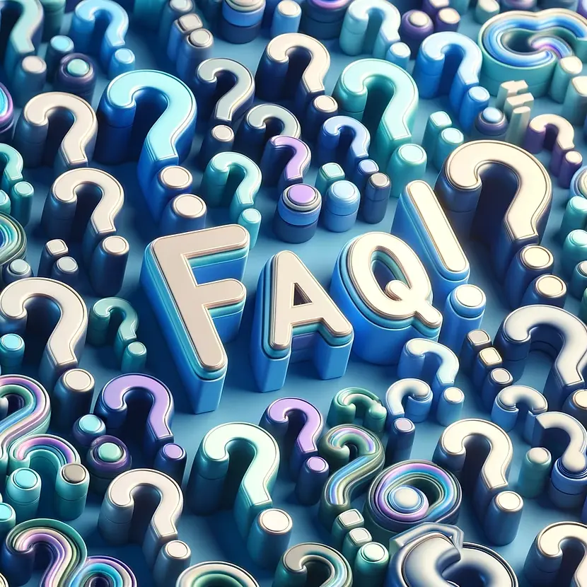 DALL·E 2024-03-02 19.57.12 - A background design for an FAQ page, featuring a pattern of 3