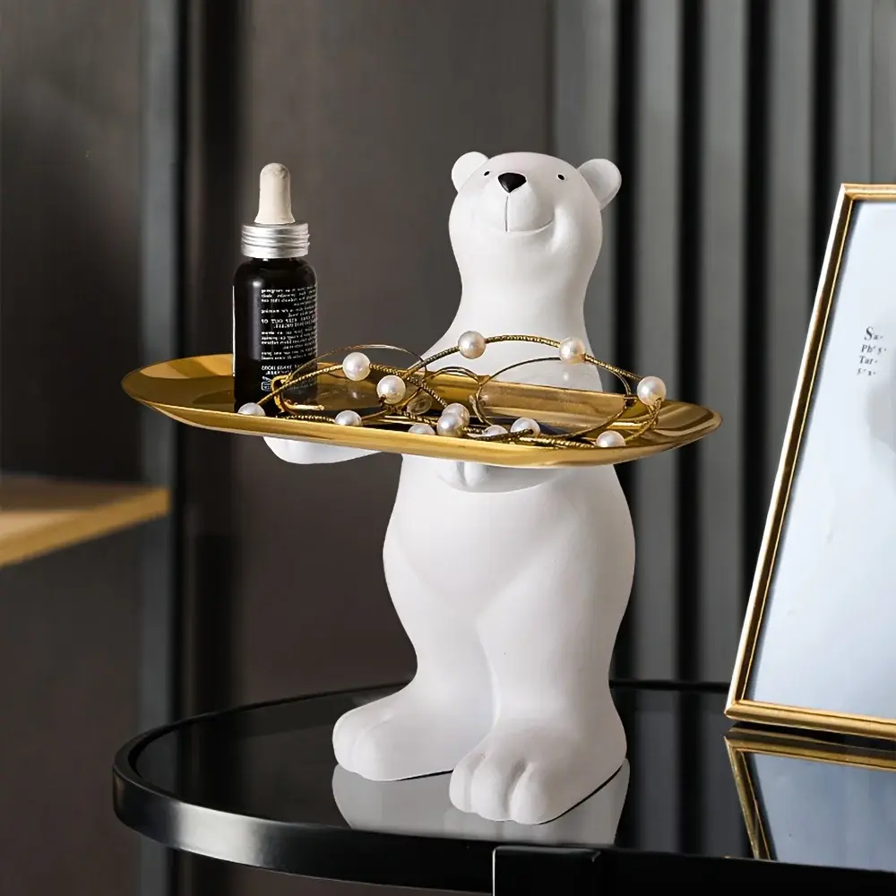 Polar Bear Key Holder Tray