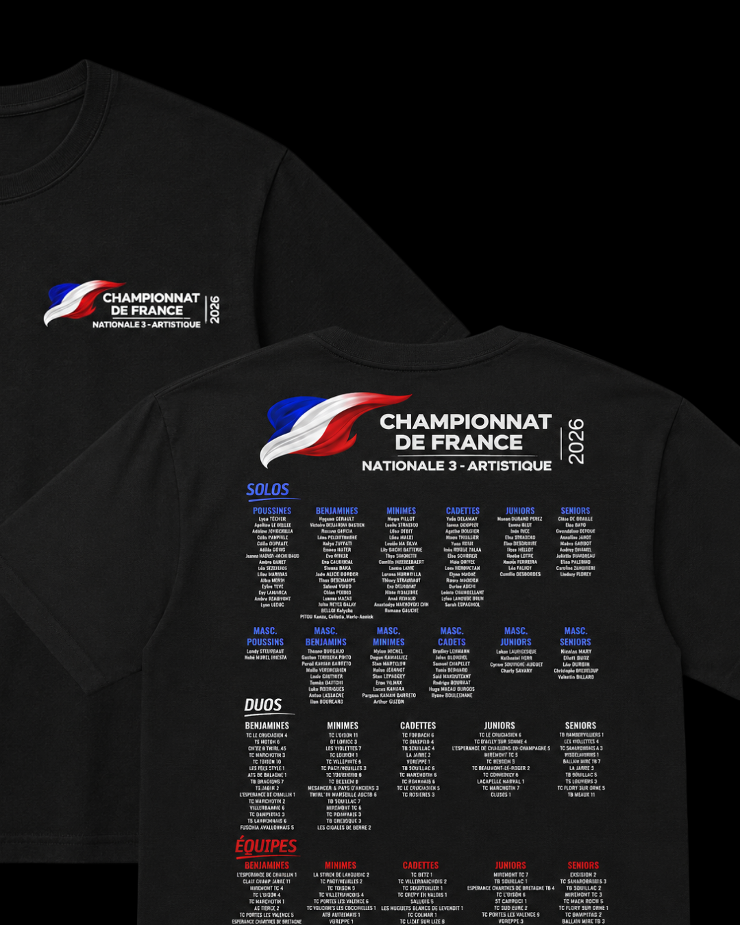 TEE SHIRT FRANCE 2026 N3