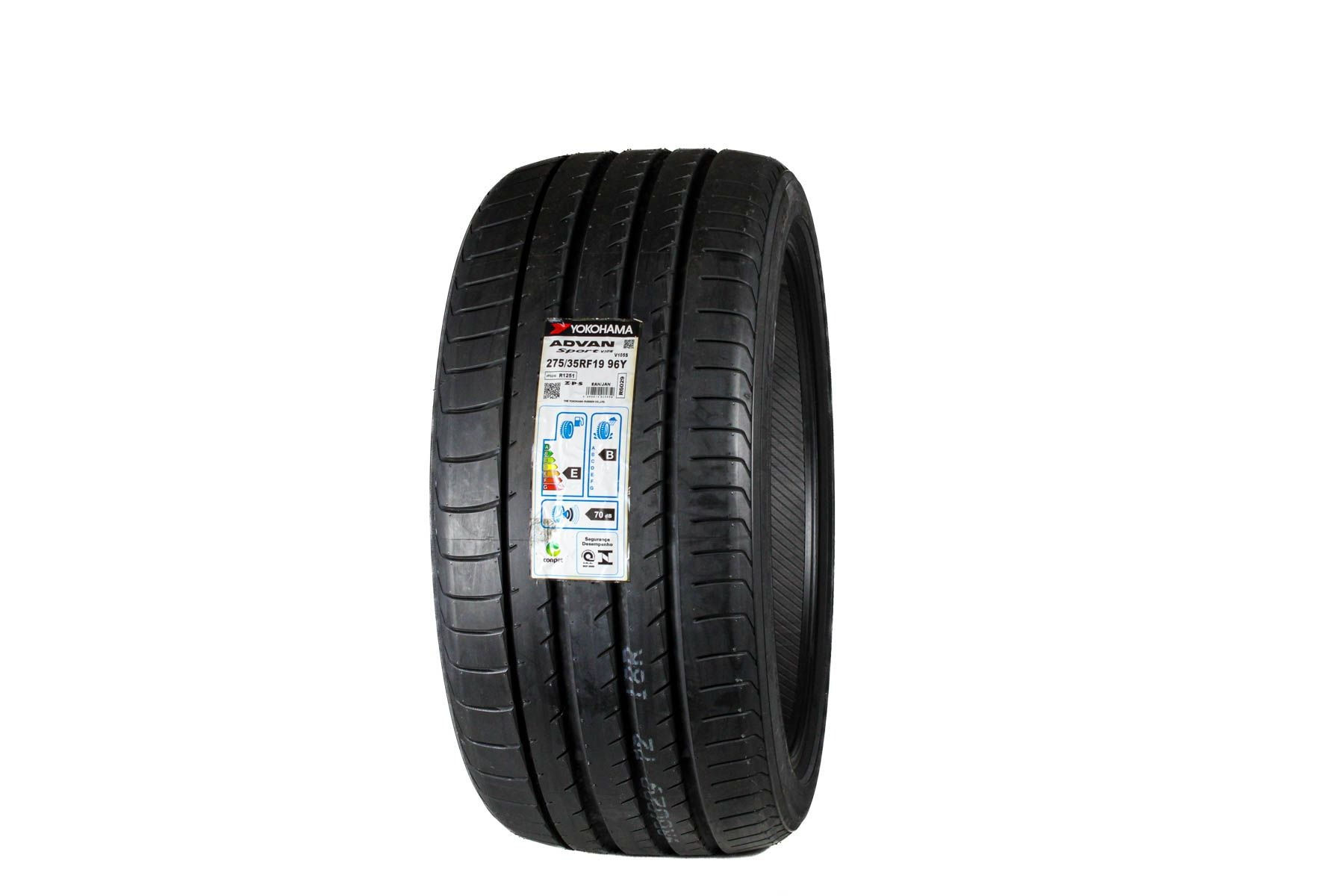 Pneu Yokohama V105 Z.P.S. 275/35RF19 96Y (RUNFLAT)