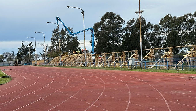 Juegos Suramericanos 2026 en Santa Fe: la nueva pista del CARD comienza a mostrar sus tribunas