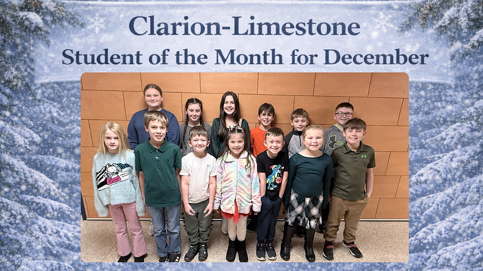 Students of the Month - December