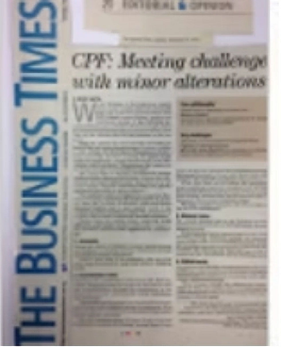he Business Times Singapore Editorial & Opinion page, September 23, 2014