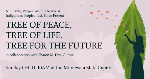 From a place of deep love, the purest truth, and with hope, people created leaves with their messages to be part of the Tree of Peace, Tree of Life, Tree for the Future. People from all over Turtle Island contributed to this large scale sculpture. We will raise the tree at the Minnesota State Capitol with the wish that our leaders enact policies that reflect our prayers that everyone be able to live a good life. 