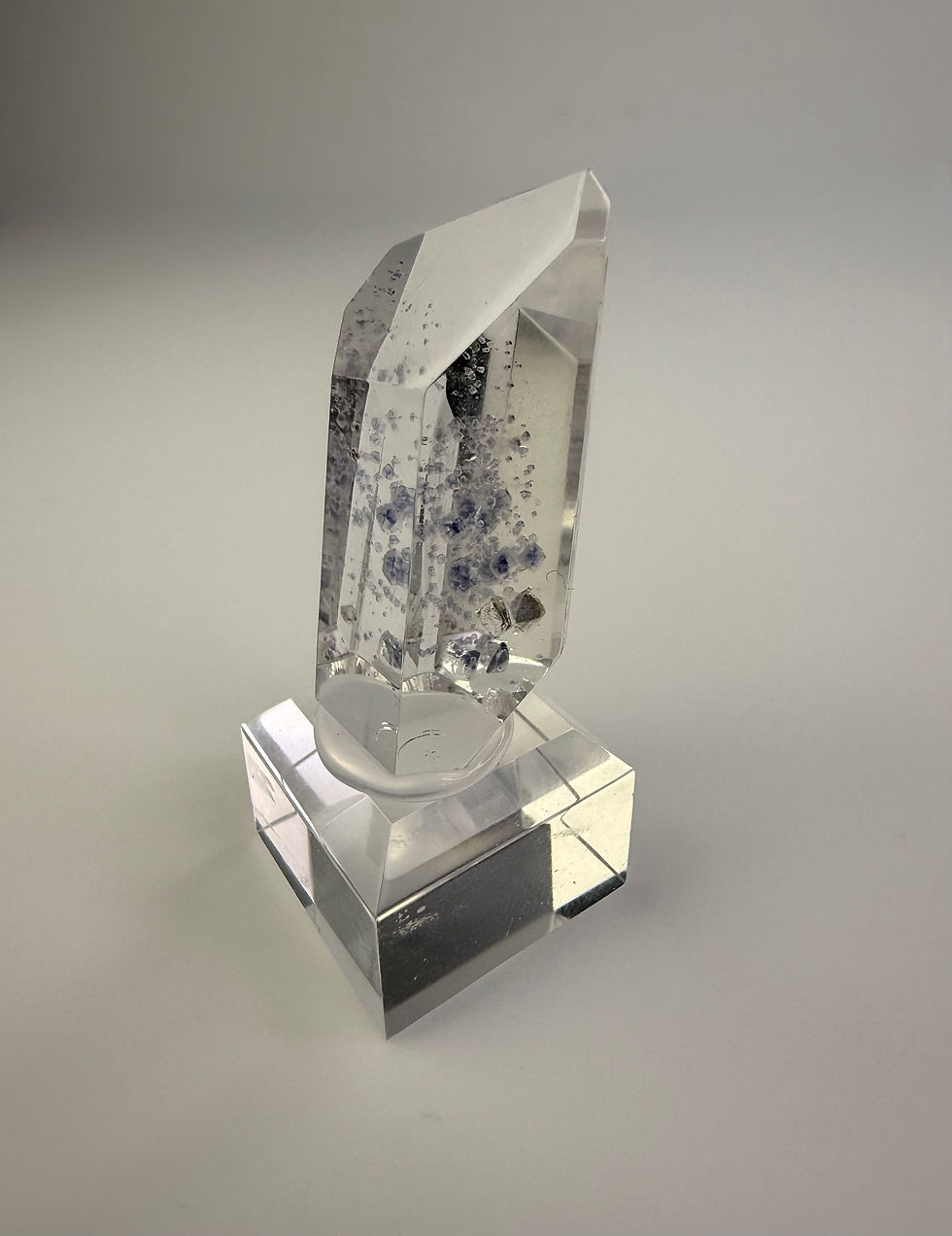 Thumbnail: Fluorite Included Quartz (polished)