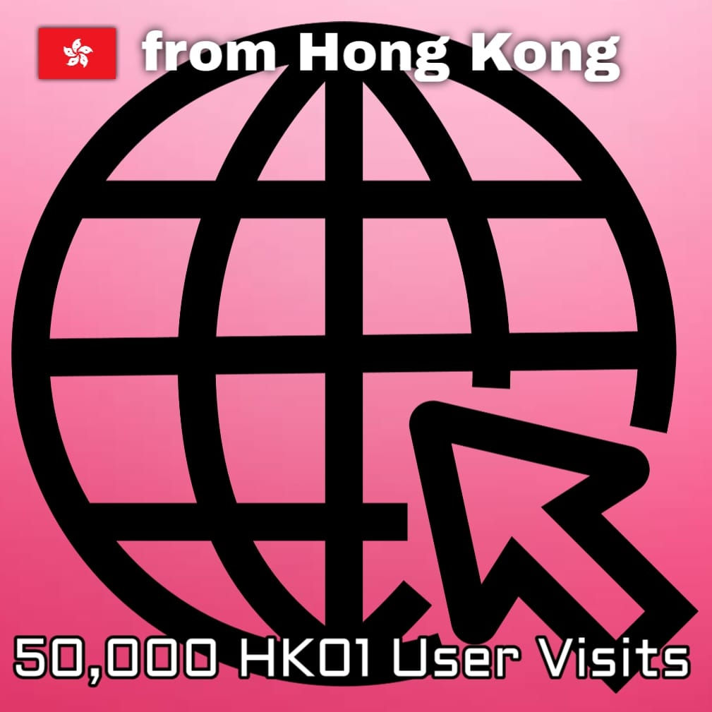 Website Traffic - 🎯Hong Kong HK01 Users x 📢50,000 Views