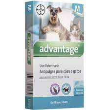 Advantage Cães e Gatos de 4kg a 10kg c/ 1 Bisnaga 1,0ml - Bayer