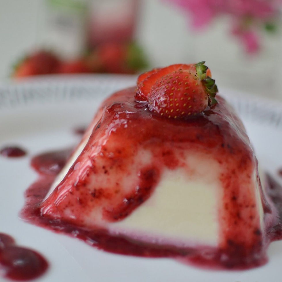 Miniatura: Panna Cotta "em pote"