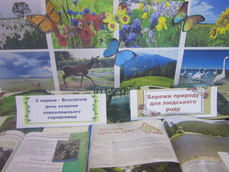 Бережи природу для людського роду Інформаційний бібліовітраж
