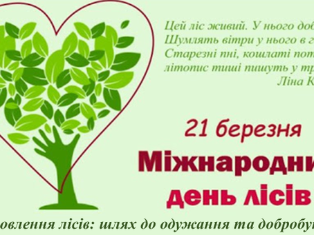 21 березня - Міжнародний день лісів
