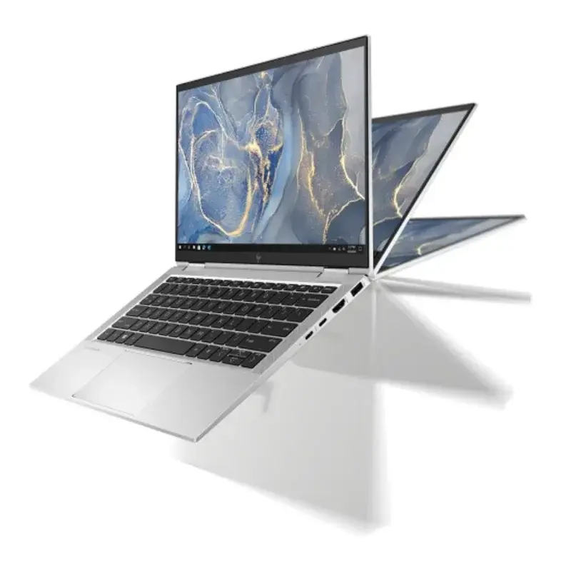 Silver 2-in-1 laptop