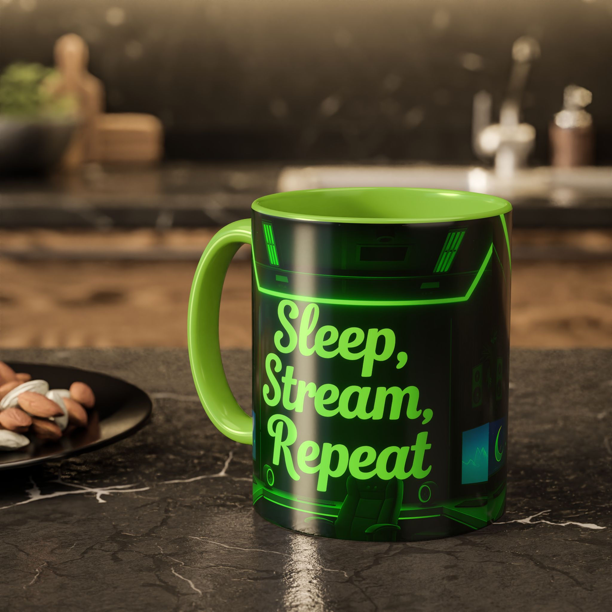 Sleep Stream Repeat Slime Mug