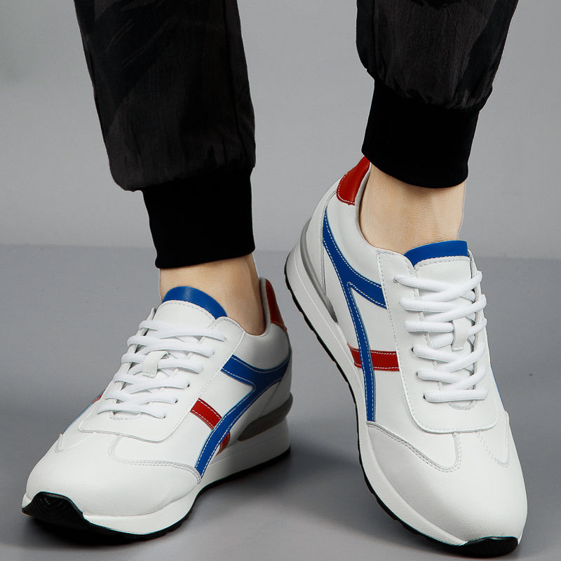 Miniatura: Zapatos deportivos para hombre con aumento de estatura; impermeables y resistent