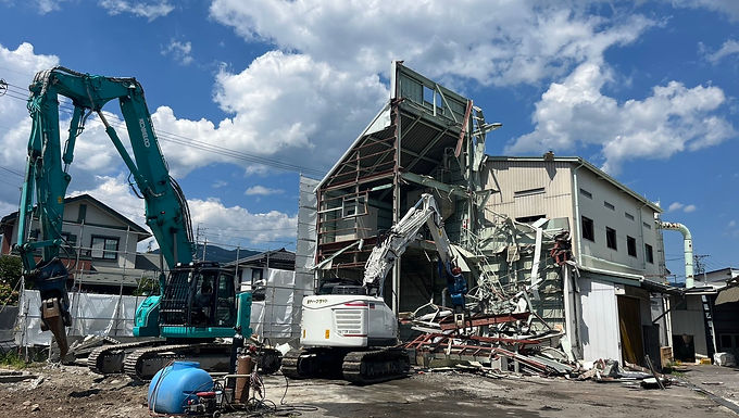 施工事例（S造解体工事）