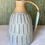 Thumbnail: stoneware jug with cornflower blue glaze