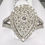 Thumbnail: Lady's Diamond Engagement Ring 60 Diamonds 1.20 Carat T.W. 10K White (PD4030065)
