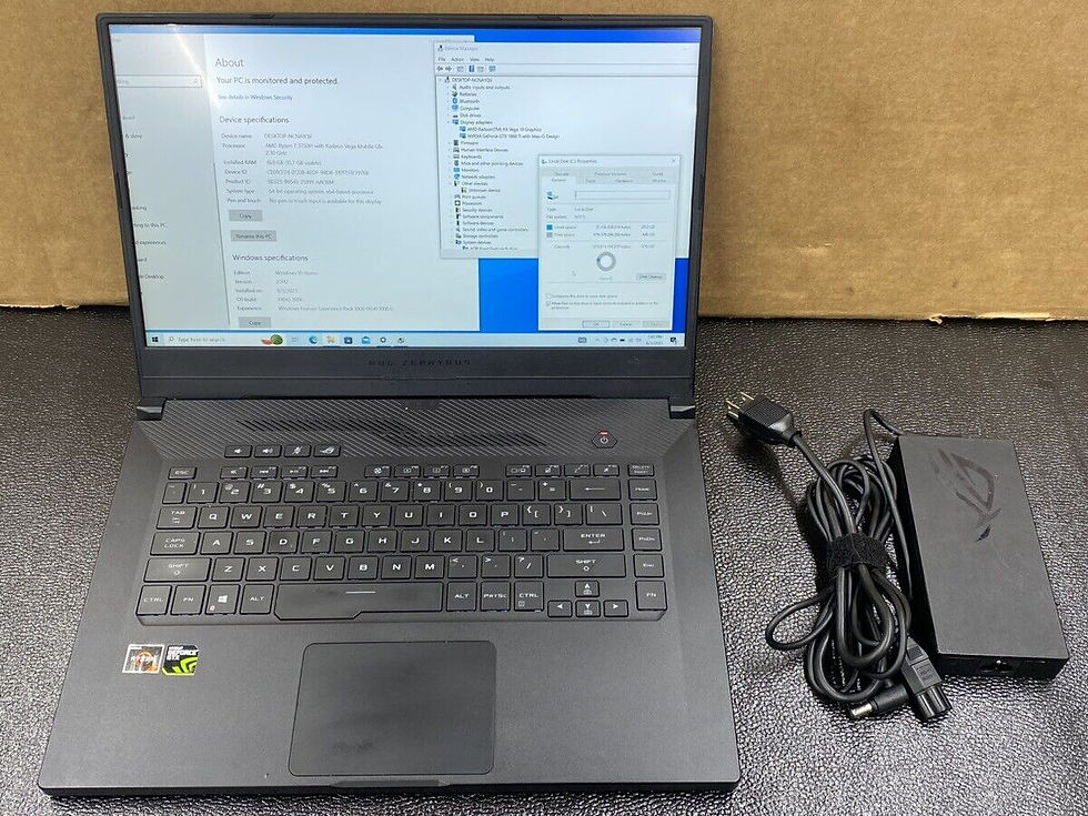 ASUS GA502DU - 15.6" FHD - AMD Ryzen 7 3750H - NVIDIA GTX 1660 Ti Ma (PD5023728)