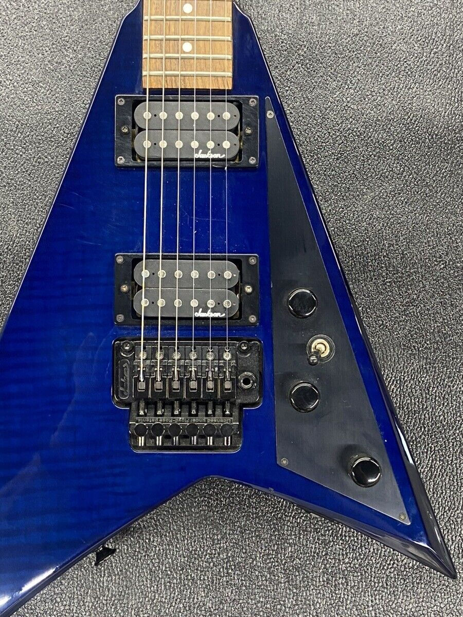 Thumbnail: Jackson Performer, Blue, HH Configuration, Floyd Rose (PD5020452)